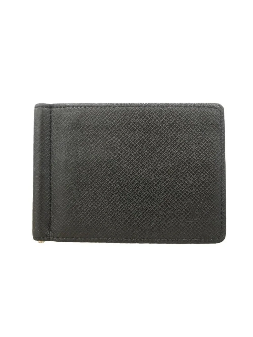 Louis Vuitton Billfold Taiga Portefeuille Pince Noir Wallet